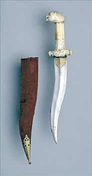 短刀,锡克教徒,拉合尔,18世纪,艺术家,未知