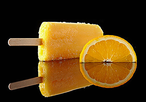 橙子,冰棍