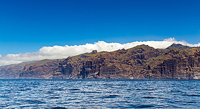 悬崖,圣地亚哥,特内里费岛,加纳利群岛,西班牙,欧洲