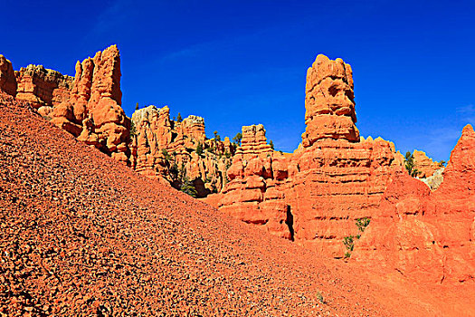 红岩,红色,峡谷,犹他,美国,北美