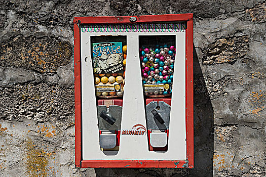 口香糖球,机器,上奥地利州,奥地利,欧洲