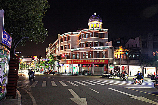 福建,泉州,夜景,亮化,楼房,商业,夜生活