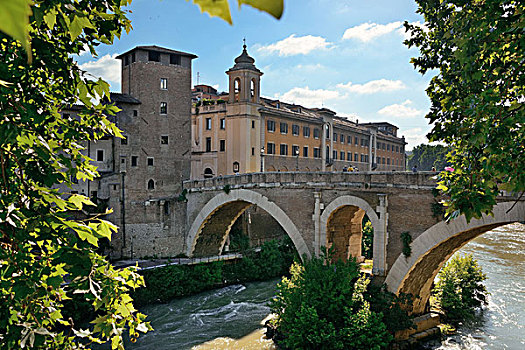 桥,建造,罗马,意大利