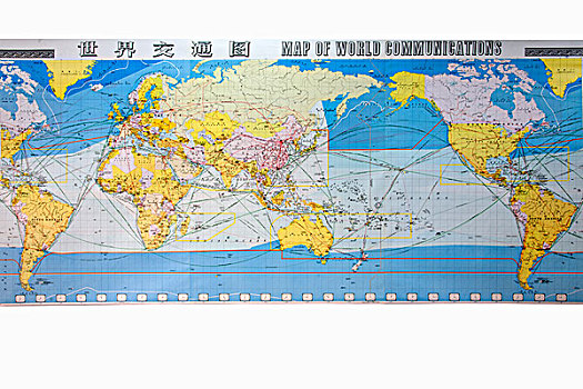 全球物流航海地图