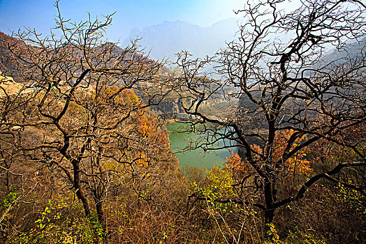 山,水库