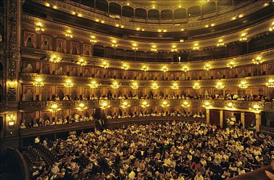 阿根廷,布宜诺斯艾利斯,剧院,室内,观众,坐