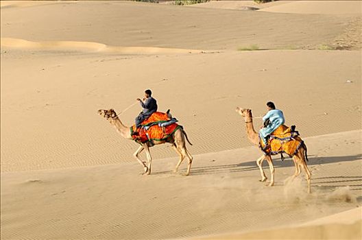 沙丘,拉贾斯坦邦,北印度,亚洲