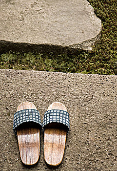 木鞋,日式庭园