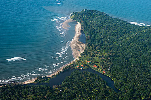 航拍,岛屿,海湾群岛,洪都拉斯