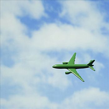 绿色,塑料制品,飞机