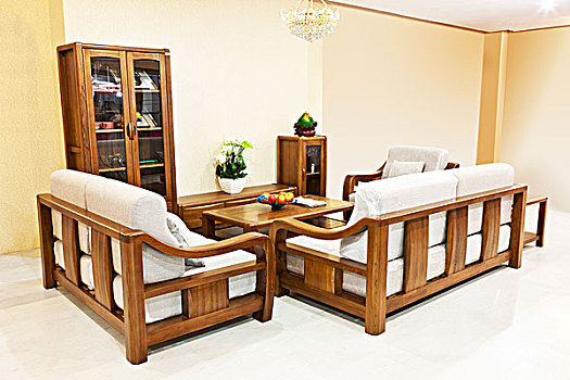 实木家具,客厅