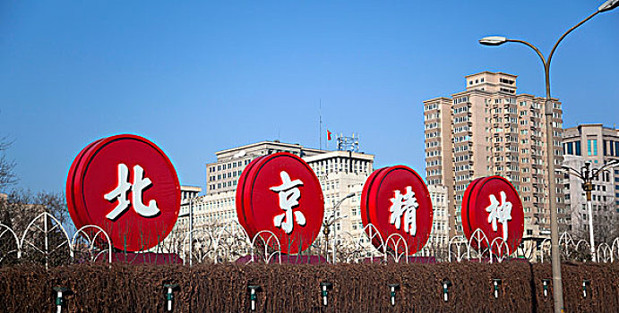北京二环的标语