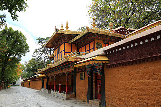 西藏,拉萨,罗布林卡