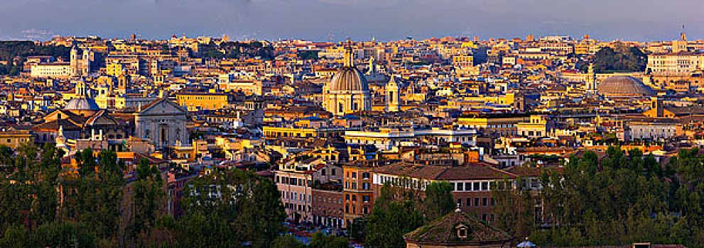 全景,俯视,历史,中心,罗马,意大利