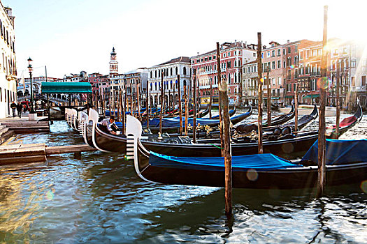 大运河,威尼斯,威尼托,区域,意大利,欧洲