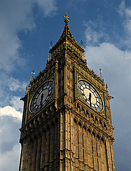 议会大厦,威斯敏斯特,伦敦,钟楼,大本钟