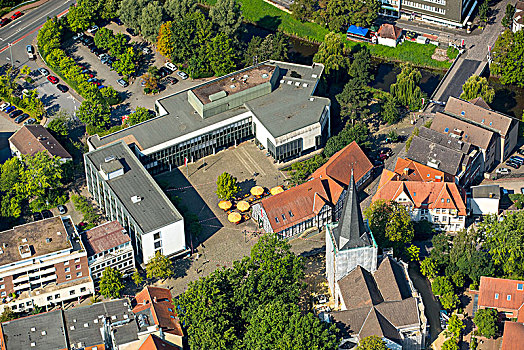 市政厅,城市,管理,东方,北莱茵威斯特伐利亚,德国