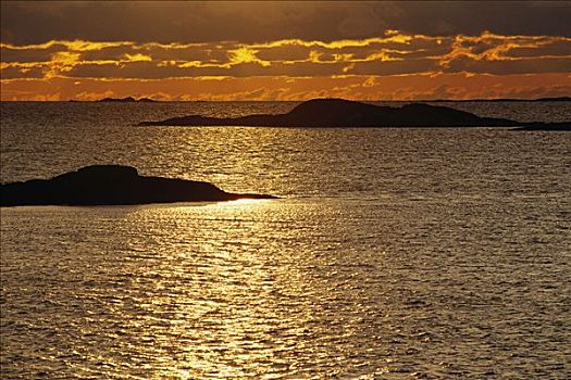 斯德哥尔摩群岛,日落