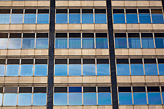 窗户,老,玻璃,钢铁,建筑风格,写字楼,建筑,蒙特利尔,魁北克,加拿大