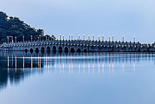 江西省九江市庐山风景区芦林湖自然景观