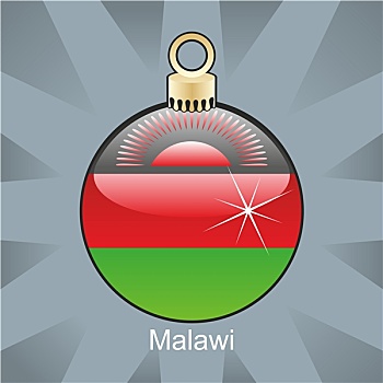 马拉维,旗帜,圣诞节,形状