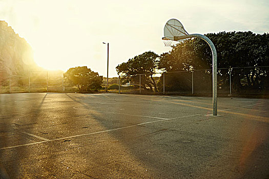 日光,篮网,球场