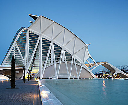 科学博物馆,菲利普亲王,艺术和科学之城,瓦伦西亚,西班牙,欧洲