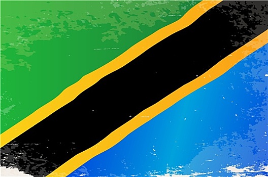 坦桑尼亚,低劣,旗帜