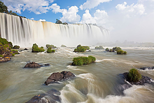 风景,伊瓜苏,瀑布,伊瓜苏国家公园,巴西