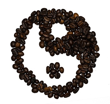 咖啡豆,形状,象征