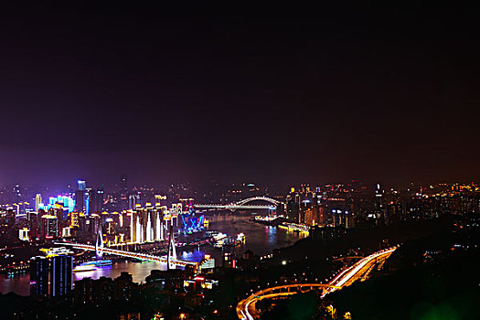 重庆南山一棵树夜景