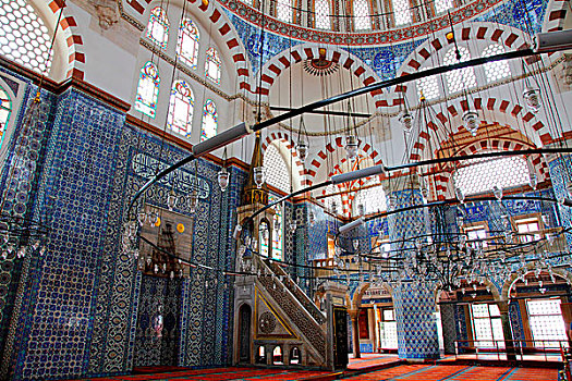 土耳其,伊斯坦布尔,市区,区域,清真寺