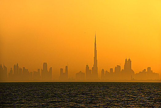 哈利法,最高,建筑,世界,酋长国,迪拜,阿联酋,亚洲