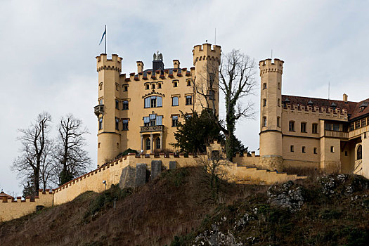 旧天鹅堡,城堡,巴伐利亚