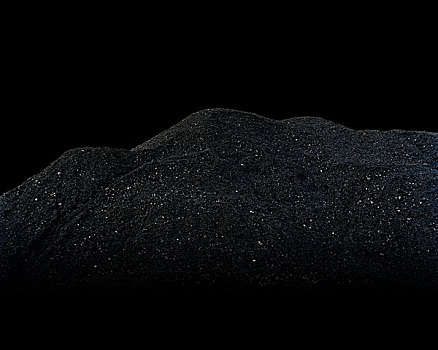 堆积,煤,暗色,看,黑色