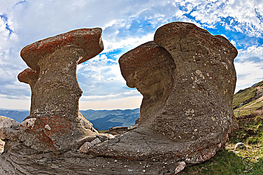 石头,多,喀尔巴阡山脉地区
