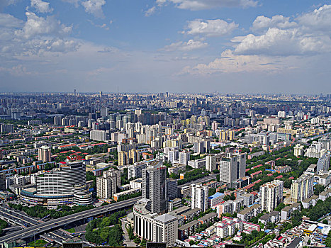 北京城市全景