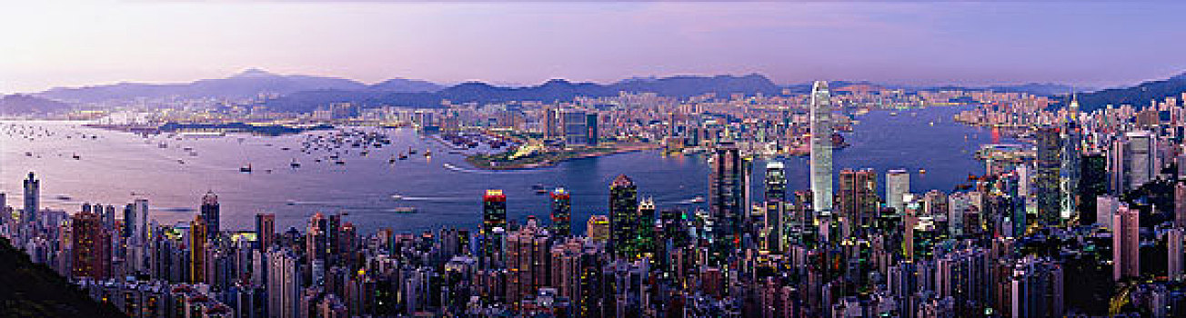 城市,顶峰,香港