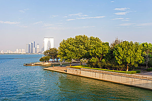 苏州金鸡湖美景