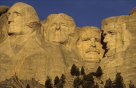 头部,拉什莫尔山国家纪念公园,总统山