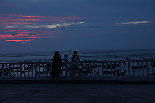 海上日落