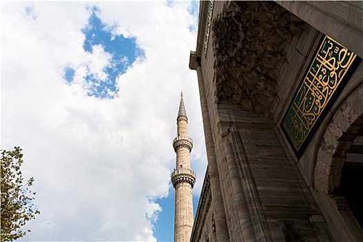蓝色清真寺,入口,伊斯坦布尔