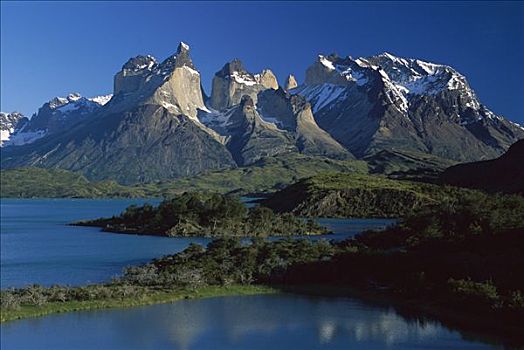 拉哥裴赫湖,托雷德裴恩国家公园,巴塔哥尼亚,智利