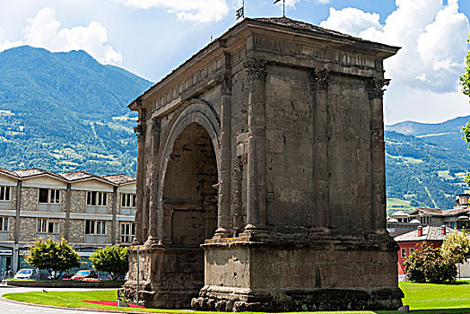 拱形,奥斯塔谷,意大利阿尔卑斯山,意大利