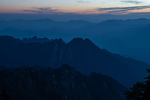 安徽黄山自然风景区