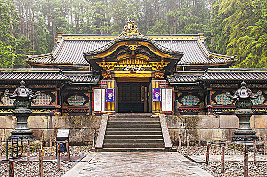陵墓,著名,局部,佛教寺庙,日本