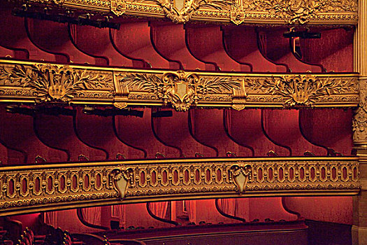 法国,巴黎,露台,座椅,加尼叶歌剧院