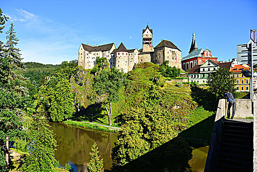 捷克共和国,西部,波希米亚风格,城堡,历史,中心