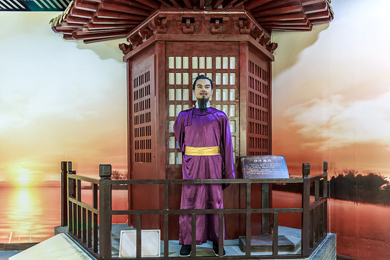 壮怀激烈岳飞塑像河南省汤阴岳飞纪念馆