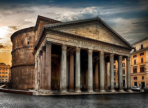 古老,罗马,万神殿